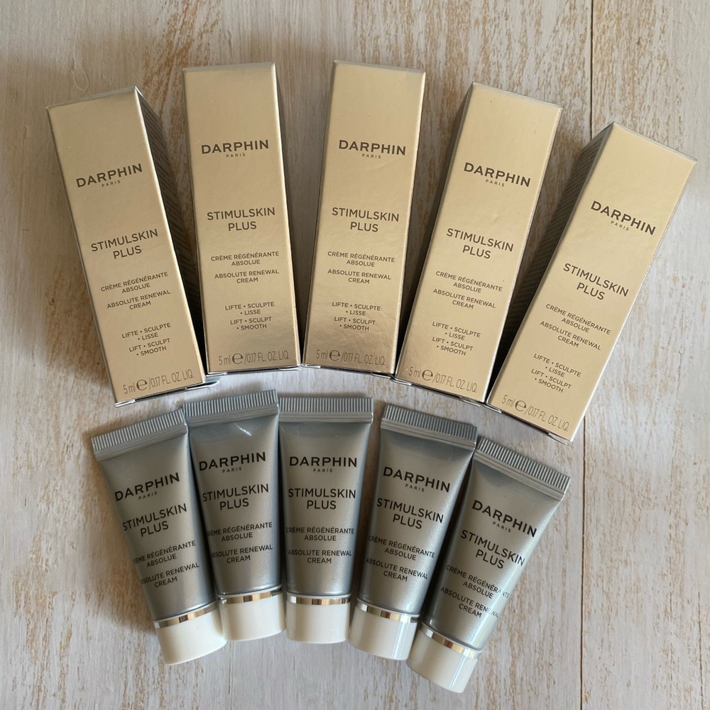5x Darphin Stimulskin Plus Absolute Renewal Cream, Total 0.85oz/25ml Travel Size